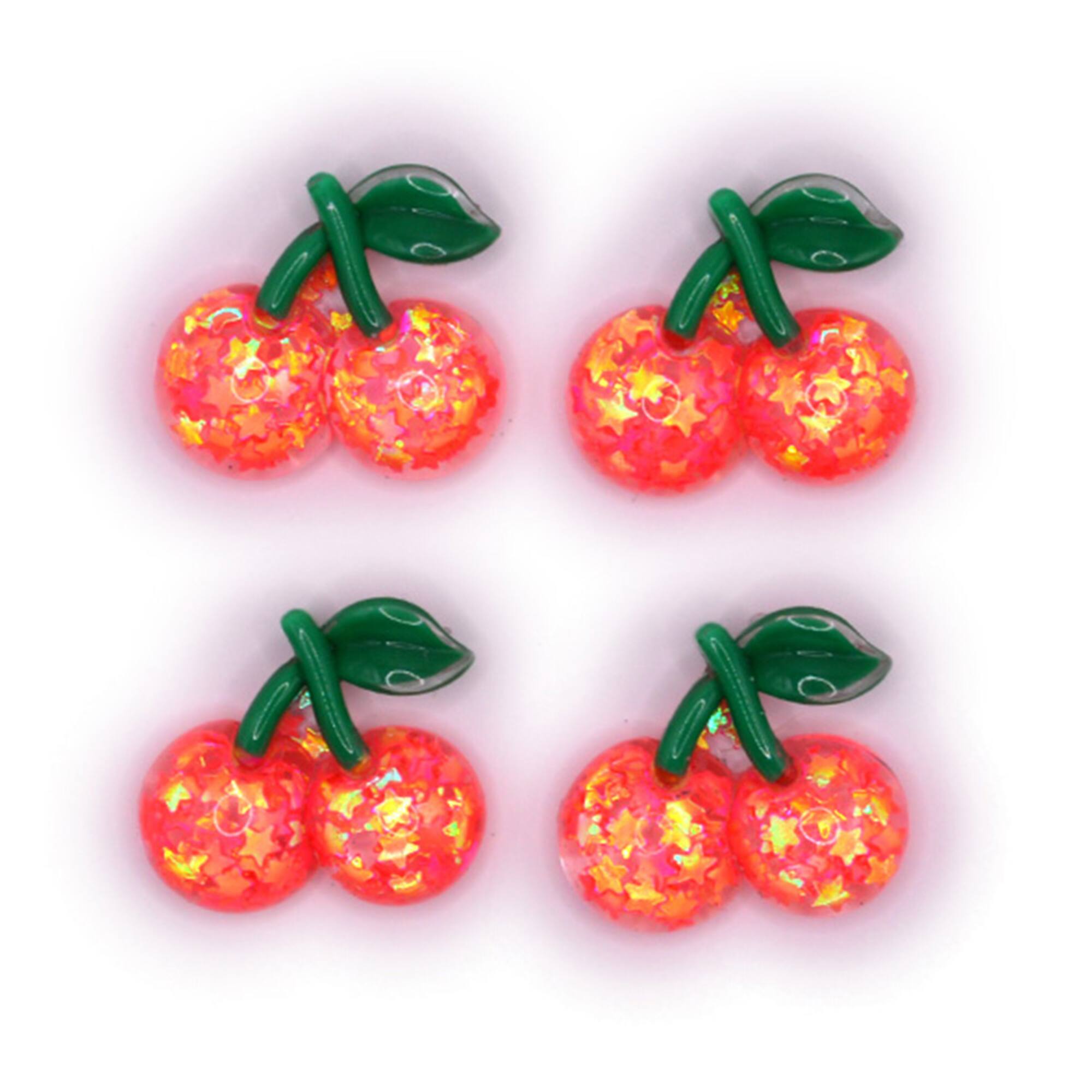 Dress It Up Large Cherries Fruit Embellishments